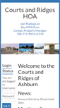 Mobile Screenshot of courtsandridges.org